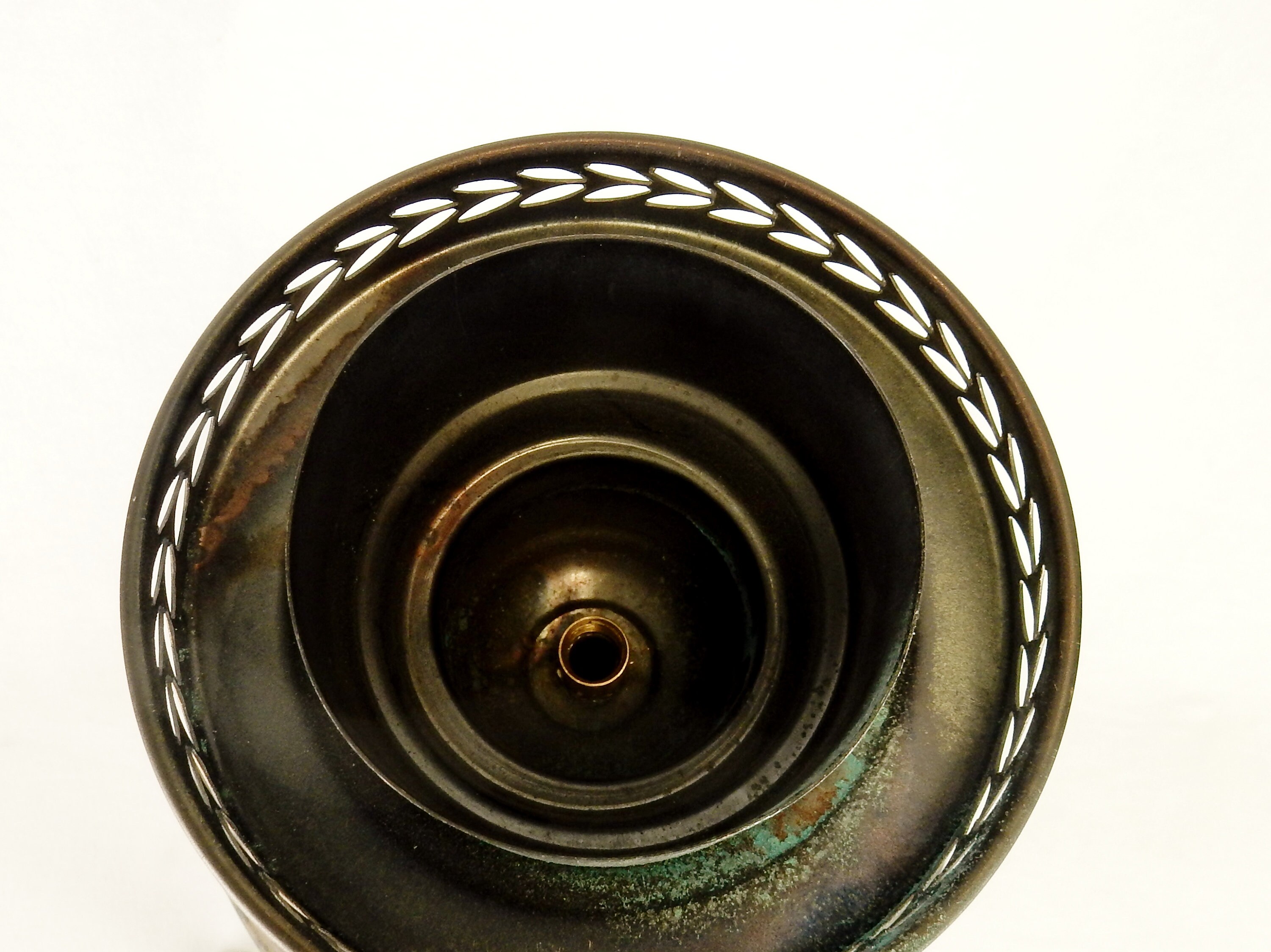 Art Nouveau Vintage Statue Lamp No Chimney Woman Holding Etsy