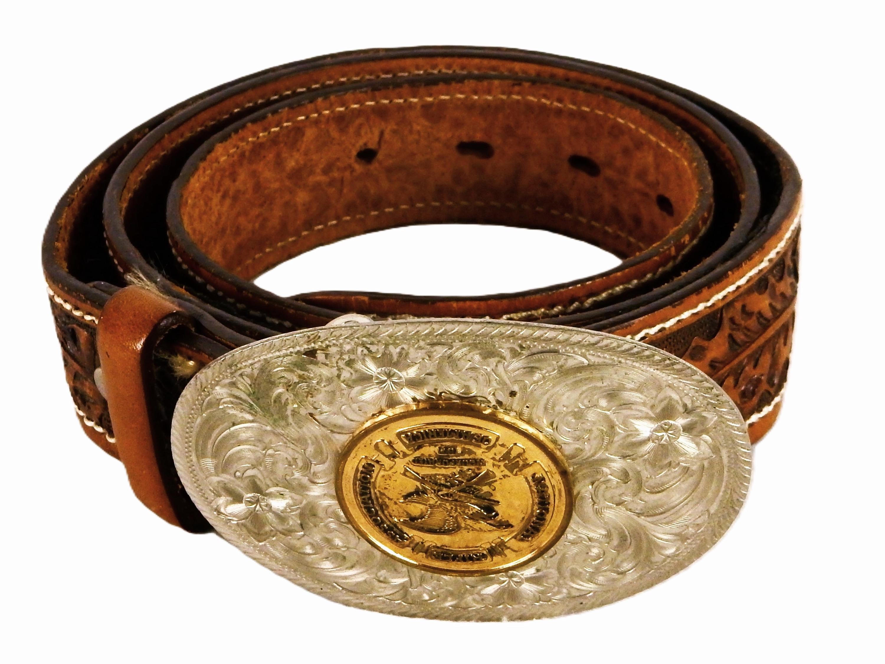 NRA Doré Aigle National Rifle Association Ceinture Boucle