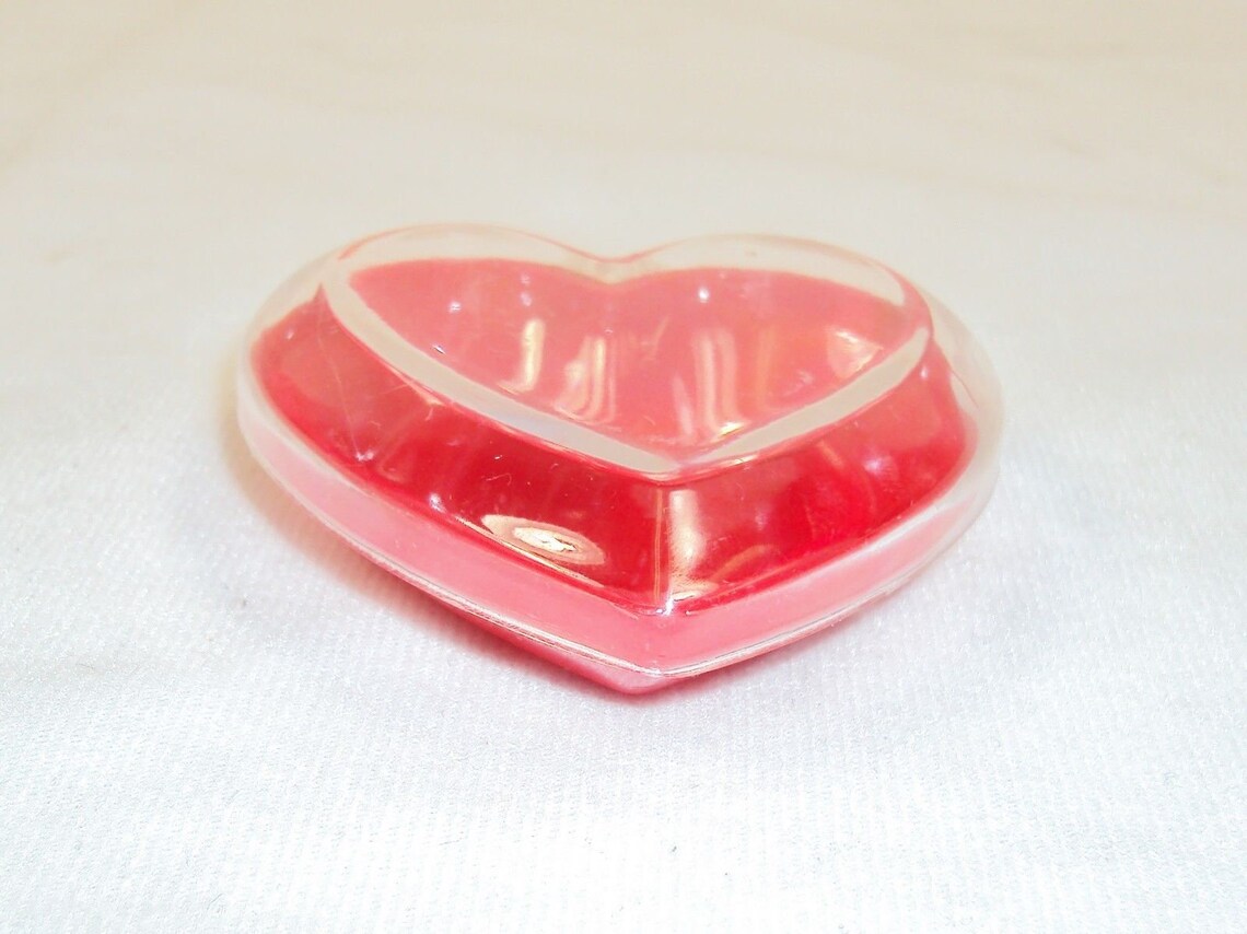 Heart Shaped Plastic Boxes Lot of 36 Units Valentine's Etsy