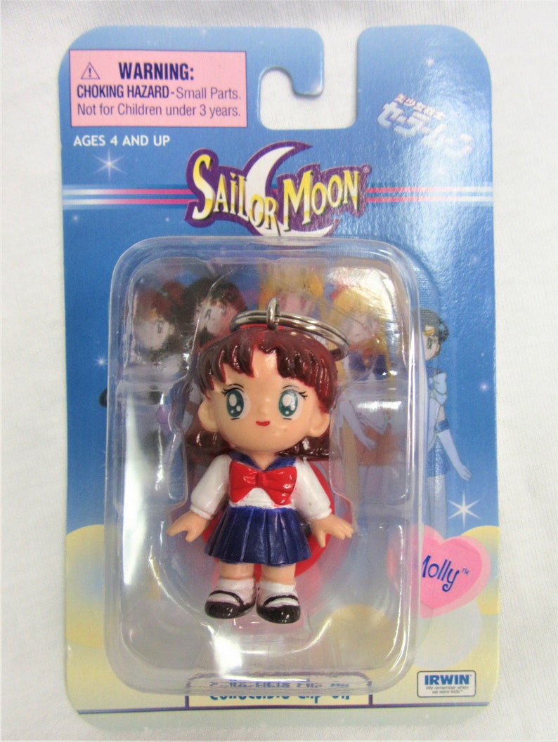 Vintage Sailor Moon Collectible Clip-On Figure Molly image 1