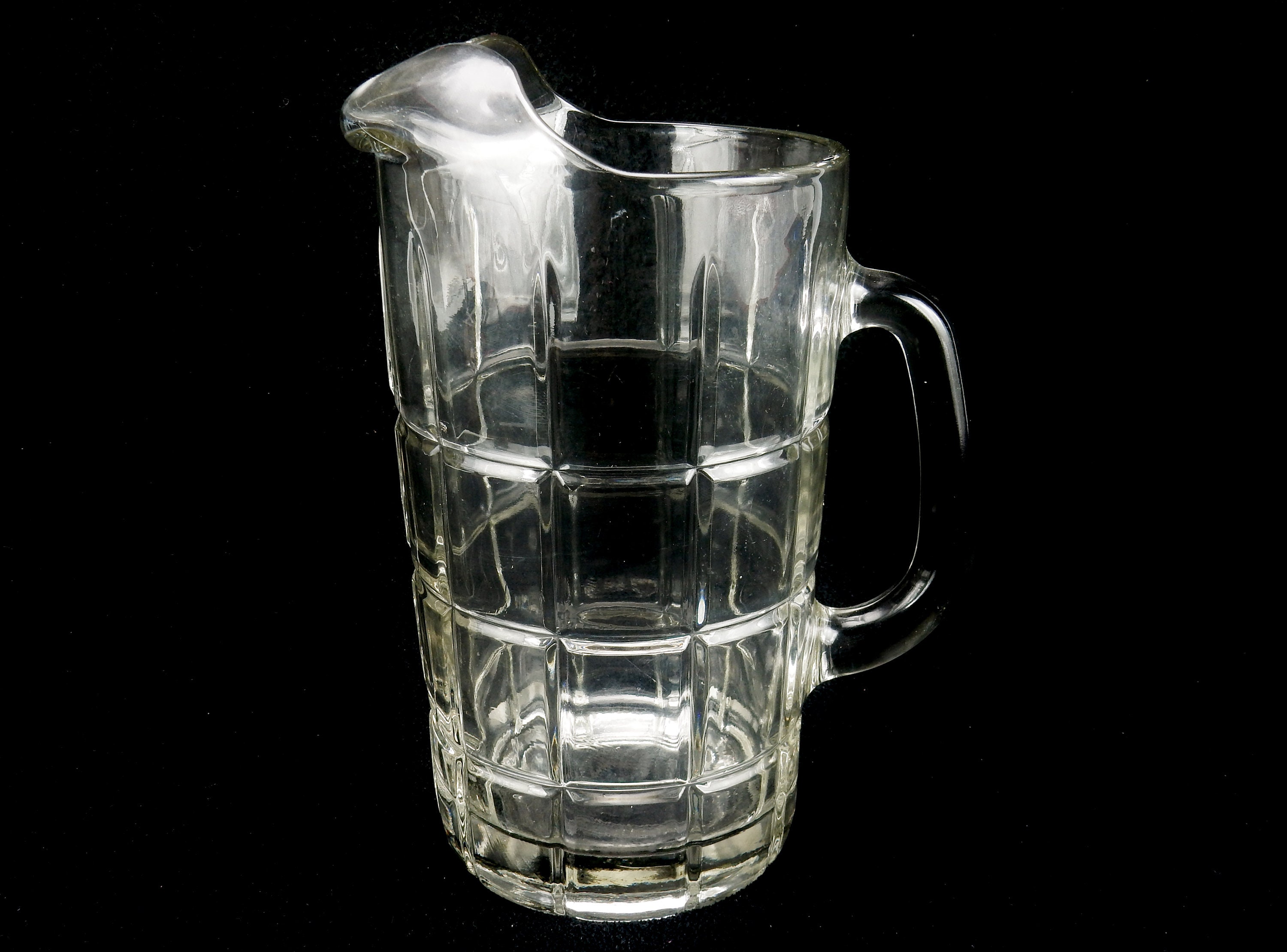 Vintage Anchor Hocking Tartan Plaid Water Pitcher Kitchen & Dining ...