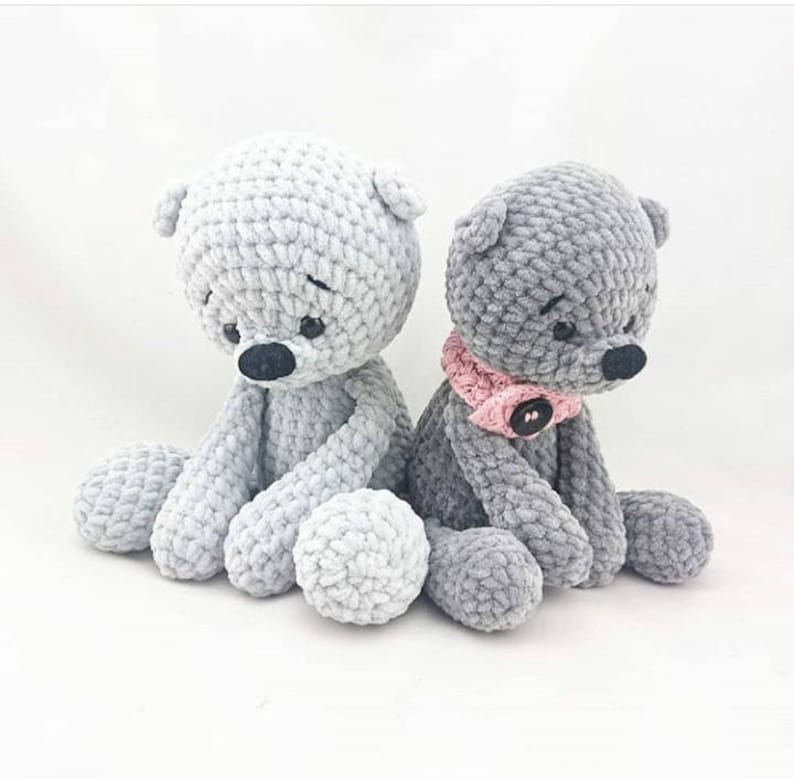 PDF Crochet Pattern ENGLISCH Micha Polar Bear image 4