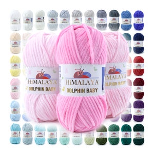 Himalaya Dolphin Baby, Himalaya Yarn, Baby Yarn,baby Blanket Yarn, Velvet  Yarn, Knitting Yarn, Dolphin Baby Yarn 