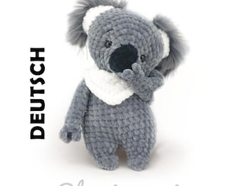 PDF DEUTSCH - 2 Versionen - Häkel Anleitung Koala Koko Amigurumi leami