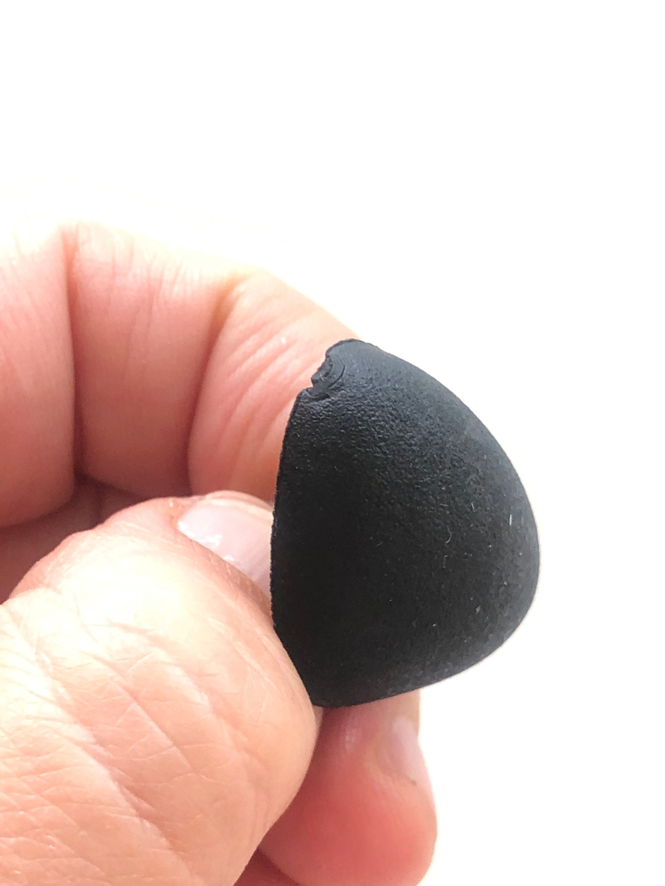 Naso Di Sicurezza Per Orsacchiotto 25 Mm Nero Con Fondello In Metallo – Riparazione E Creazione Peluche - Foto 3