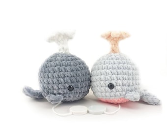PDF ENGLISH, crochet pattern, Willy Whale, Amigurumi, Kawaii
