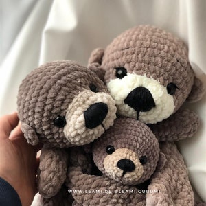 PDF English Crochet pattern Harry Otter, lovey by leami image 6