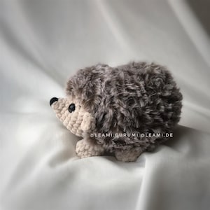 PDF German Hedgehog Fluffy Crochet Pattern image 5