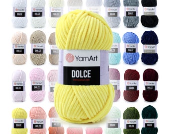 Yarnart Dolce Baby Soft Yarn, Blanket Yarn, Plush Yarn, Velvet