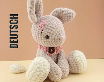 PDF crochet pattern for the rabbit Lou from leami