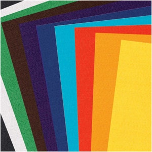 Vilten vellen SET 10 stuks - 20 x 30 cm