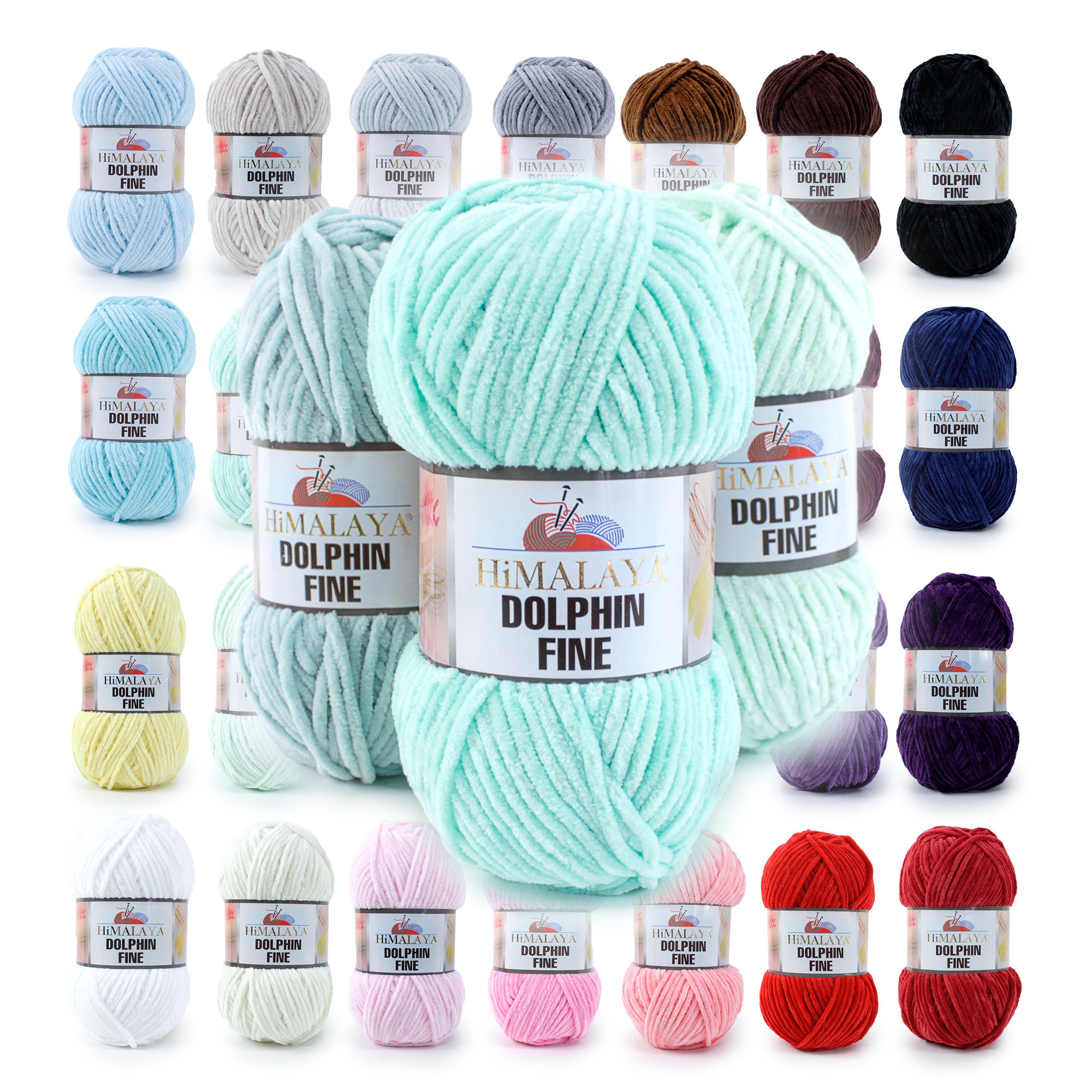 Himalaya Dolphin Gomitolo Di Lana – 100% Poliestere, 120m, Morbido, Per Maglia E Uncinetto