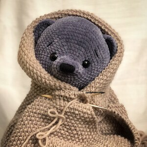PDF ENGLISH Crochet Pattern BIG Teddy Micha by leami Amigurumi image 3