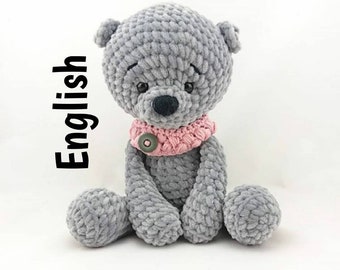 PDF Crochet Pattern ENGLISCH Micha Polar Bear