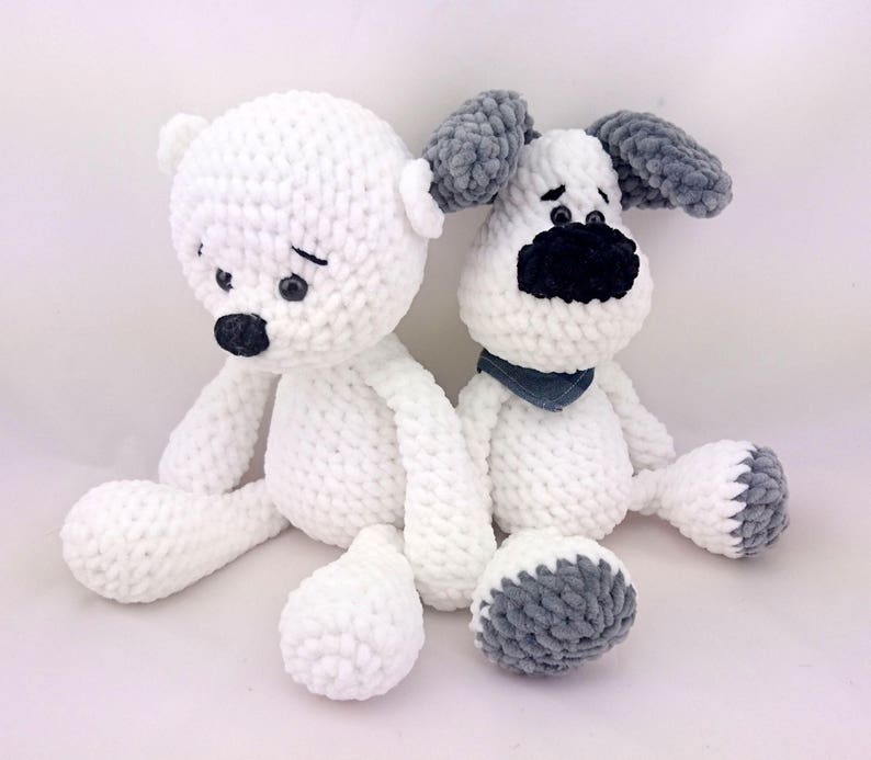 4 x PDF DEUTSCH Häkel Anleitung Hund Elvis Teddy Bär Micha Etsy