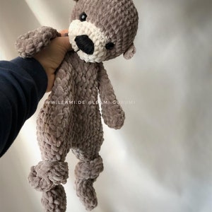 PDF English Crochet pattern Harry Otter, lovey by leami image 5