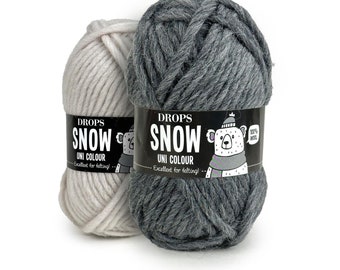 59,80 EUR/kg DROPS Snow Uni Colour (50g/50m)