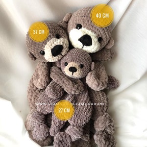 PDF English Crochet pattern Harry Otter, lovey by leami image 7