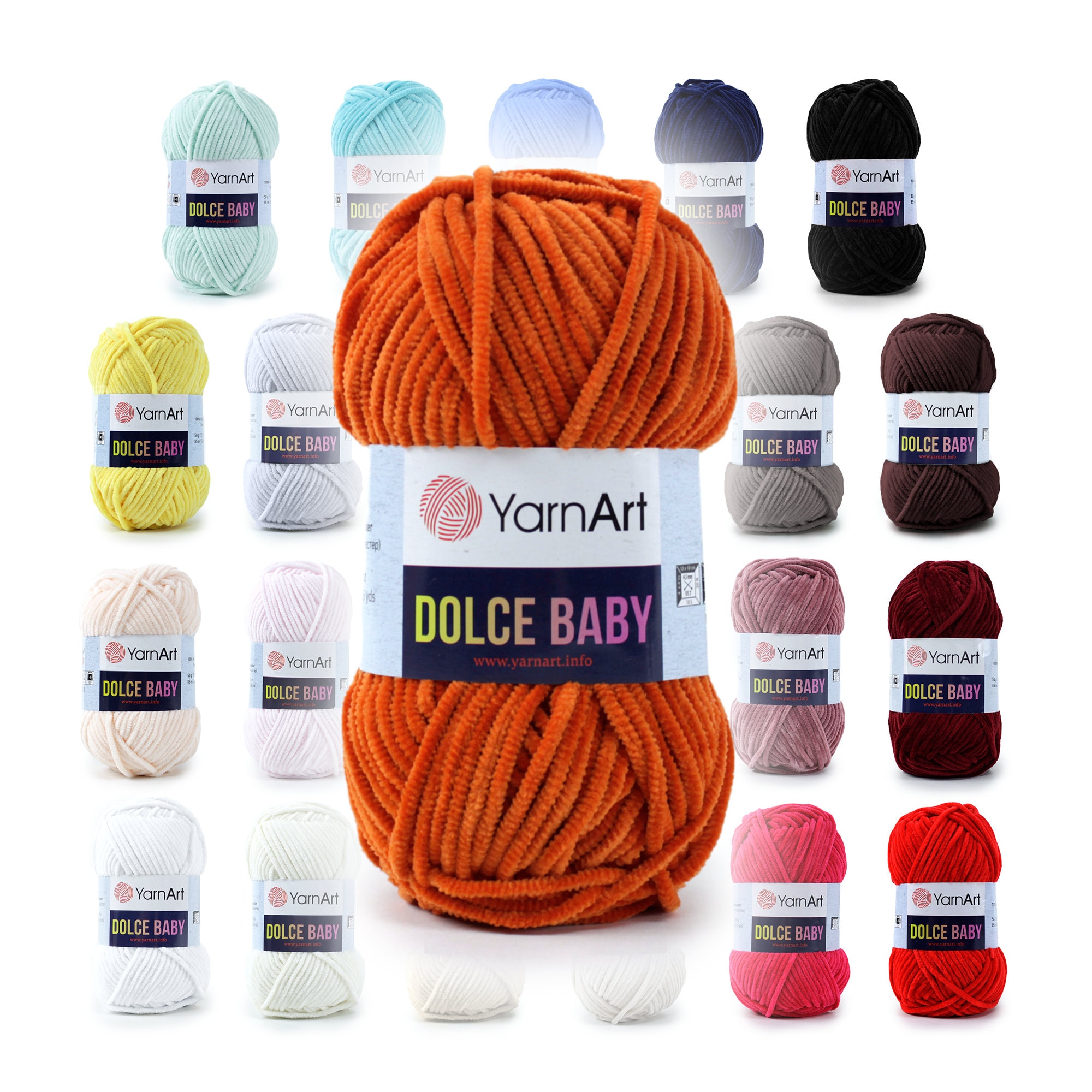YarnArt Dolce Baby, 50g/85m - Etsy 日本