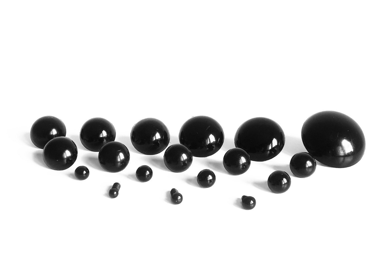 Safety Eyes Black 1 Pair Etsy