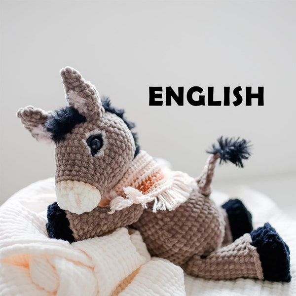 PDF ENGLISH Crochet Pattern Donkey Diddy by leami