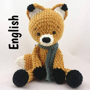 PDF Crochet Pattern Foxi Fox in ENGLISH leami