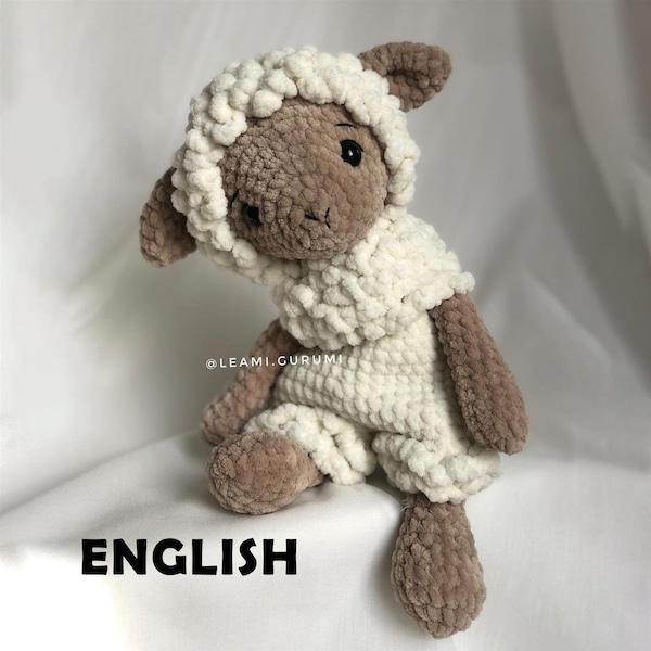 PDF ENGLISH Crochet Pattern Sheep Curly by leami