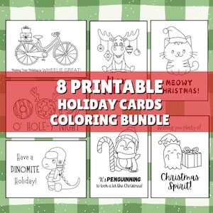 Tarjetas navideñas divertidas e imprimibles para niños, tarjetas divertidas e imprimibles para maestros, linda tarjeta digital para guardería, divertida tarjeta navideña digital