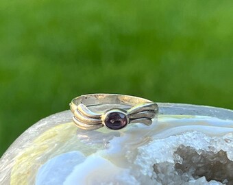 Sterling Silver Amethyst Healing Ring Size 6 and 7