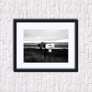 White Mail, Rural Alberta, Fine Art Photography Prints, 5x7, 8x10, 11x14, 16X20