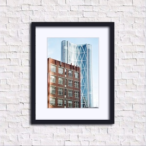YYC Old And New, Fine Art Photography Prints, Bow Building, Downtown Calgary Alberta, 5x7, 8x10, 11x14, 16x20
