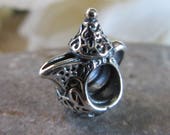 Pandora Arabian Teapot Coffee Pot Dallah Charm Free Velvet Pouch Bag