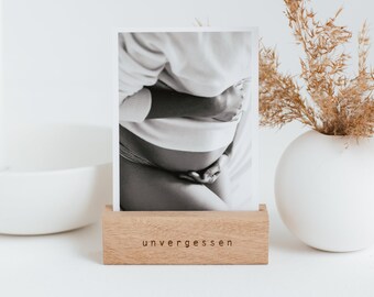 Postkartenhalter unvergessen | Kartenhalter | Fotohalter | Geschenk Muttertag