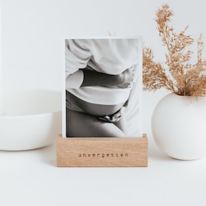 Postkartenhalter unvergessen | Kartenhalter | Fotohalter | Geschenk Muttertag
