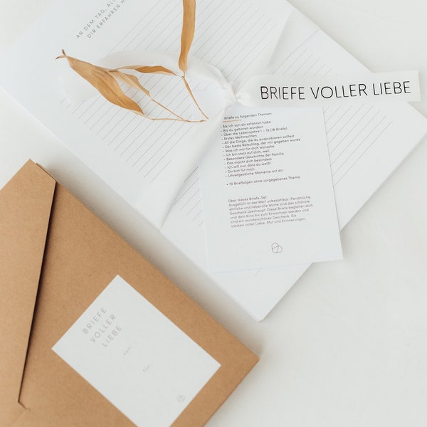 Briefe voller Liebe - Briefeset