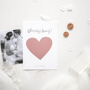 Postkarte | Überraschung | mit Rubbelfeld | Du wirst Oma | Du wirst Papa | Wir heiraten | Ich bin schwanger