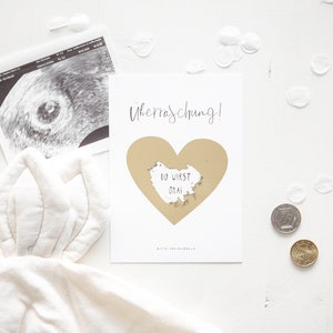 Postkarte | Überraschung | mit Rubbelfeld | Du wirst Oma | Du wirst Papa | Wir heiraten | Ich bin schwanger