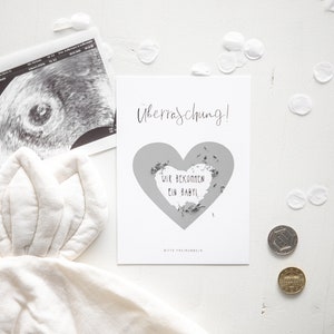 Postkarte | Überraschung | mit Rubbelfeld | Du wirst Oma | Du wirst Papa | Wir heiraten | Ich bin schwanger