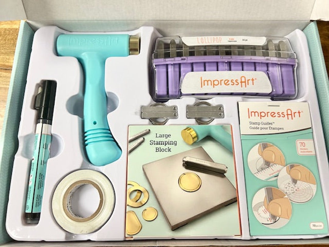 The Essential Hand Stamping Tool Kit LOLLIPOP Impressart 718974 New In the-essential-hand-stamping-tool-kit-lollipop-impressart-718974-new-in