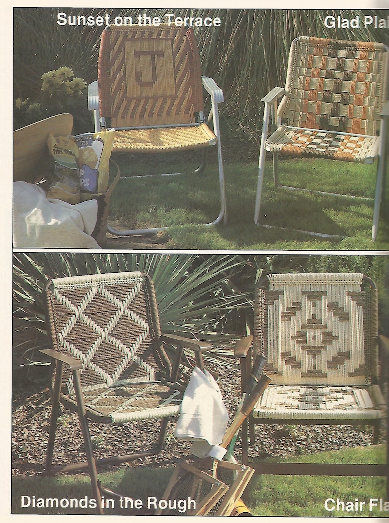The Second Furniture Fan-Fare Macrame Pattern Book Liz Miller