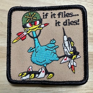 Oozlefinch Esprit De Corp morale tactical patch US Air Defense Artillery ADA