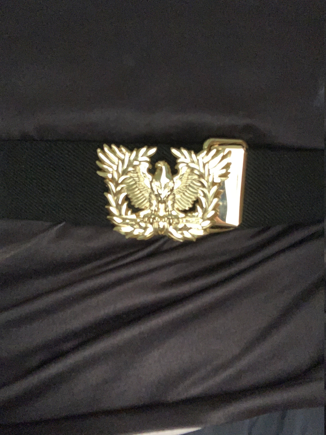Warrant Officer Eagle Rising Mini Belt Buckle Etsy