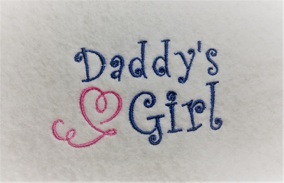 Daddys girl jessecmault design valentines jessecmault  etsy