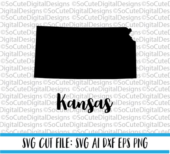 Download Kansas SVG File state svg travel svg vacation svg | Etsy