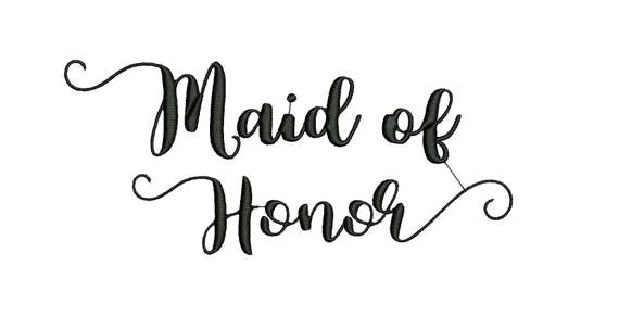 maid of honor design