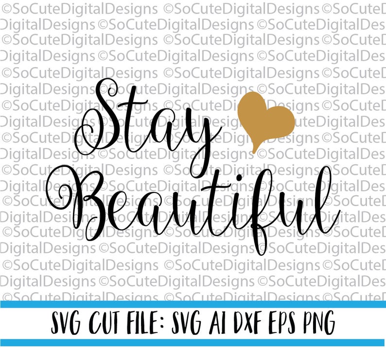 Download Stay Beautiful SVG File new baby svg svg saying girly girl | Etsy