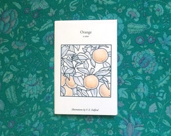 Orange | Handmade zine | Art zine | Illustrated zine