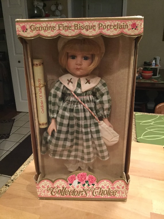 genuine fine bisque porcelain doll