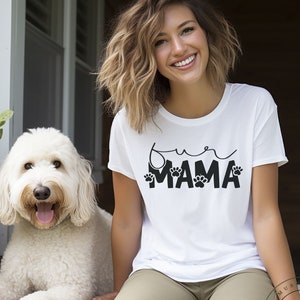 fur mama shirt, mom of dogs, mom of cats, shirt for pet parent