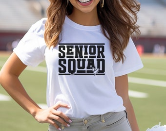 Senior Squad T-Shirt, Shirt for Graduation, Senior Class of 2024, Graduation, Senior Outfit, Unisex Tee, Senior 2024, Last Day of School